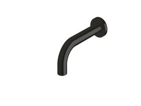 Sussex Scala 25mm Curved Bath Outlet 160mm LUX PVD Matte Opium Black