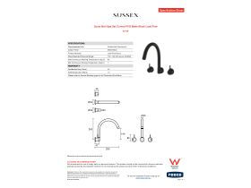 Specification Sheet - Scala Wall Spa Set Curved PVD Matte Black Lead Free