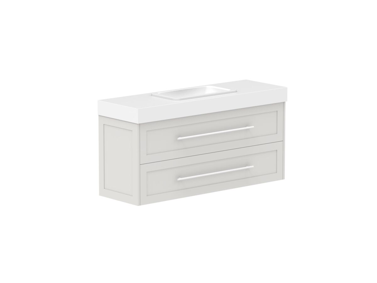 Supporting Image - Kado Lux Ensuite All Drawer Twin 1200mm Wall Hung Centre Basin 90mm Top
