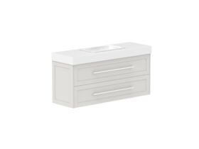 Supporting Image - Kado Lux Ensuite All Drawer Twin 1200mm Wall Hung Centre Basin 90mm Top