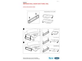 Installation Instructions - Roca Meridian Wall Basin Side Towel Rail 282mm Chrome