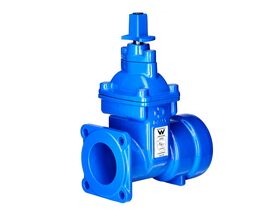 Dimax Resilent Seat Gate Valve PN16 B5 (Flaneg - Socket) 100mm Anti Clockwise Close