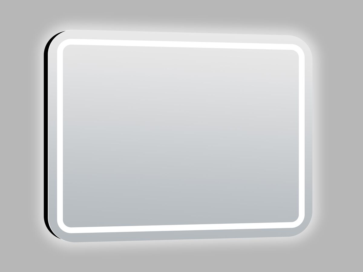 Supporting Image - Kado Aspect Rectangle Veil LED Mirror 800mm X 1000mm