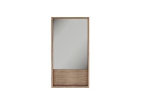 Supporting Image - Kado Aspect 450mm Mirror Cabinet One Door with Shelf - Boston Oak