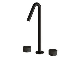 Sussex Pure Vessel Basin Set with Linear Textured Handles PVD Matte Black (5 Star)