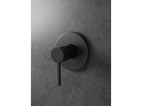 In Situ - Posh Bristol Pin Shower Mixer Matte Black Lead Free