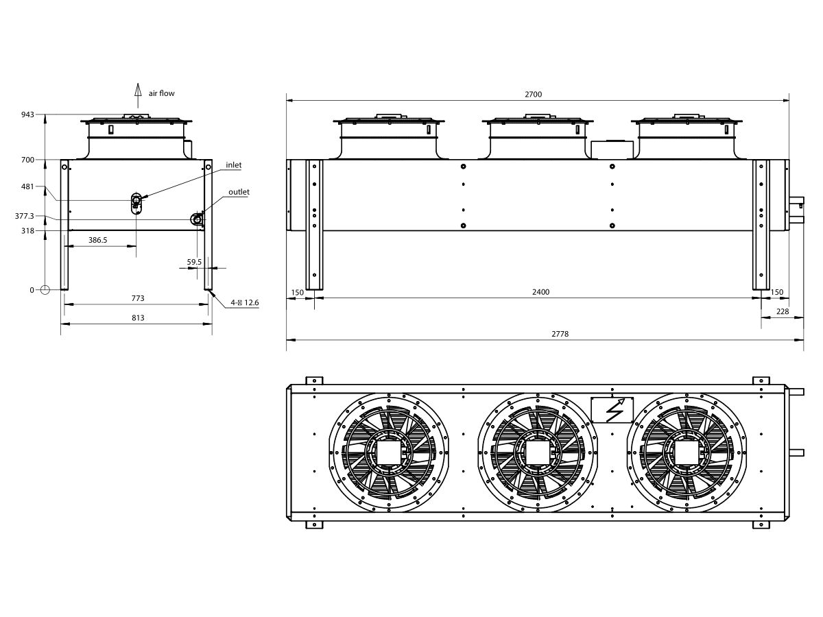 Cabero Remote Condenser ACH057A3-2.4-18NZ-D