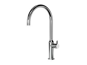 Hero - Faucet Strommen Vara Fin Gooseneck Sink Mixer Tap Chrome (4 Star) Lead Free