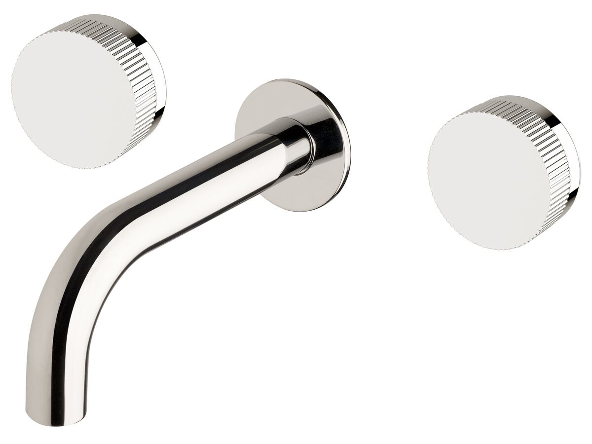 Sussex Pure Bath Set 160mm with Linear Textured Handles Chrome