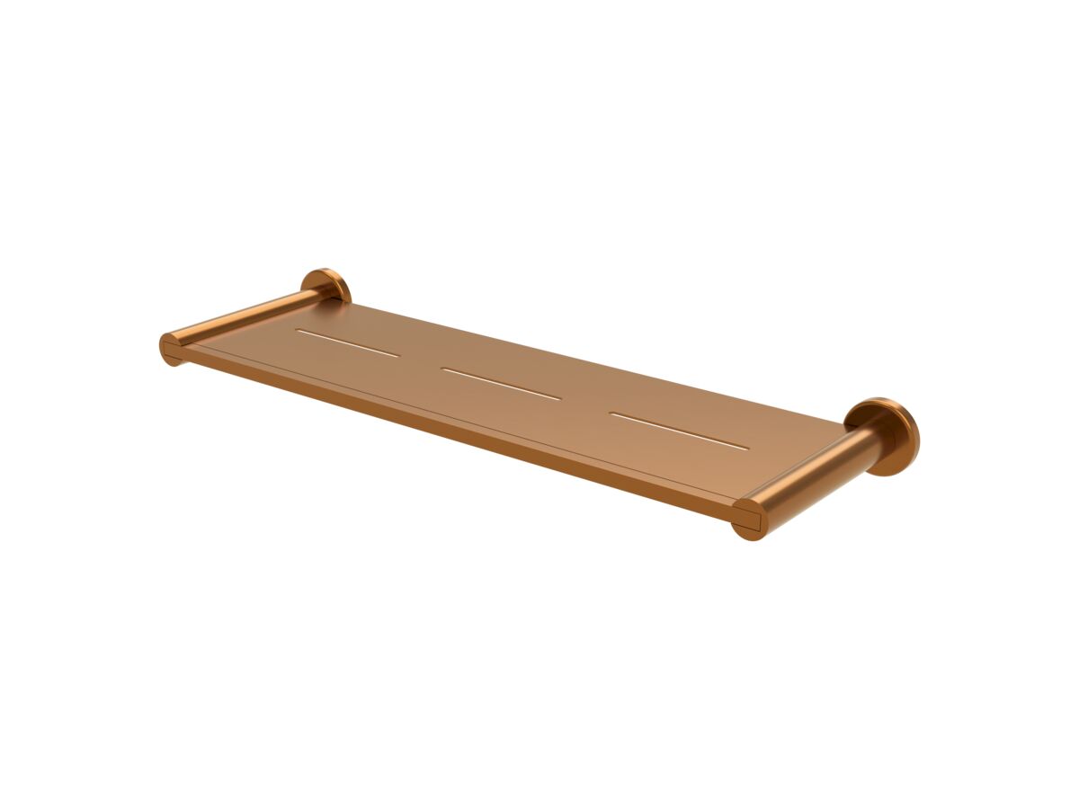 Supporting Image - Mizu Drift Metal Shelf Brushed Bronze