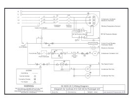 Wiring Diagram - Tecumseh Condesning Unit SH Series 3 Phase Twin Fan