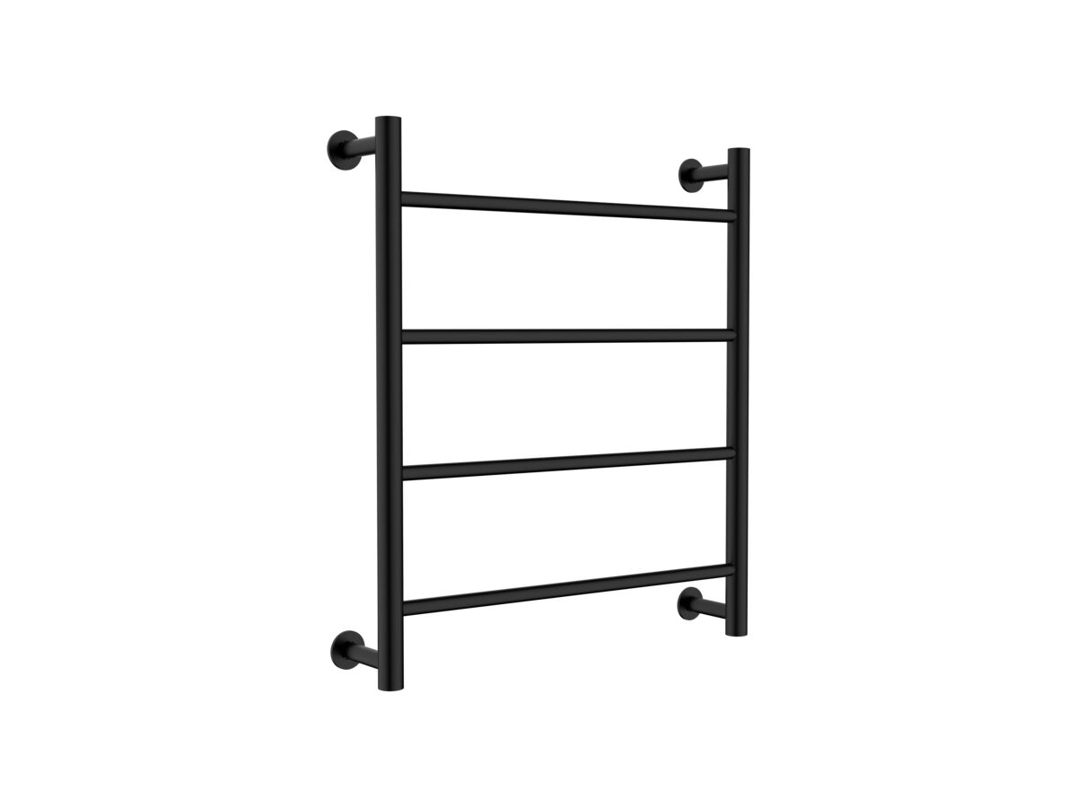 Posh Solus MK2 Heated Towel Rail 700mm x 700mm Matte Black