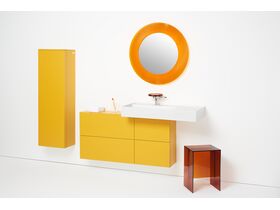 In Situ - LAUFEN Kartell Wall/Counter Basin with Shelf Left Hand Bowl 900mm x 460mm 1 Taphole White