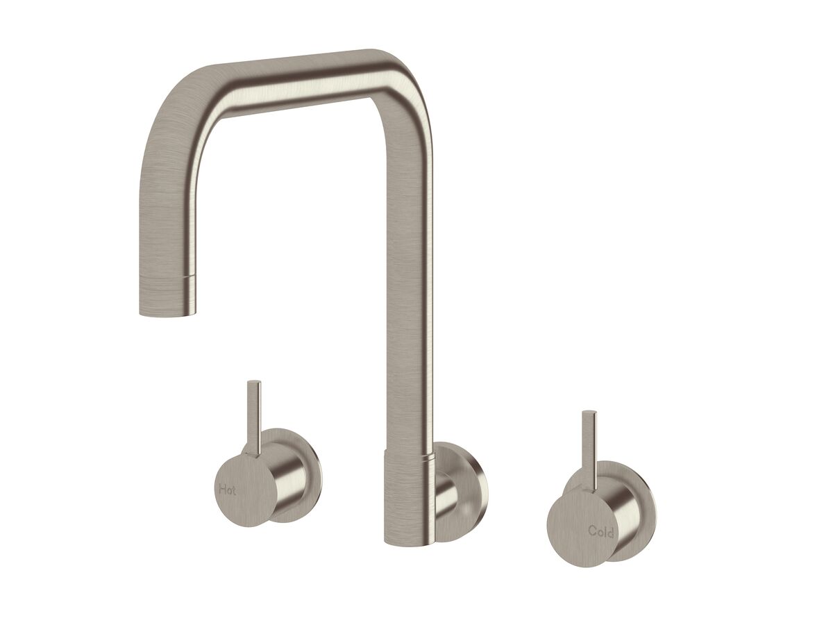 Hero - Sussex Scala Wall Spa Set Square LUX PVD Brushed Oyster Nickel