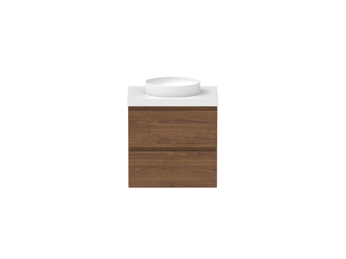 Hero - Posh Domaine 600mm Wall Hung Twin Vanity Unit All-Drawer 50mm Top