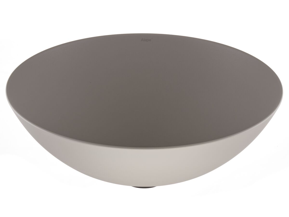Alape Circa Above Counter Basin 360mm Terra Matte Oyster