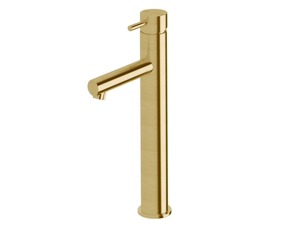 Hero - Sussex Scala Extended Basin Mixer Tap with 130mm Outlet LUX PVD Brushed Pure Gold (5 Star)