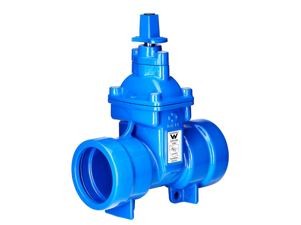 Dimax Resilient Seat Gate Valve (Socket x Socket) PN16 100mm Anticlockwise Close