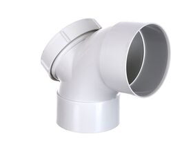 DWV Rear Access Bend 100mm x 90 Deg Female / Female