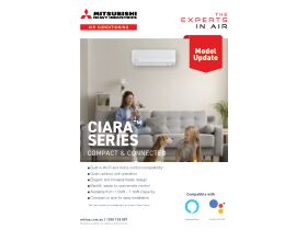 Flyer - Mitsubishi Heavy Industries Wall Hung Split Ciara  Range