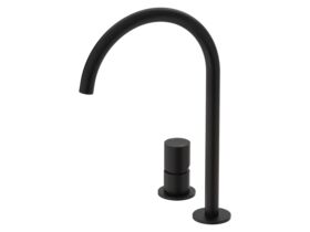 Hero - Mizu Drift Dial Extended Height Hob Mixer Matte Black (5/6 Star) Lead Free