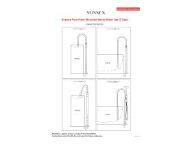Installation Instructions - Sussex Pure Floor Mounted Basin Mixer Tap (5 Star)
