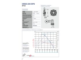 Specification Sheet - SolerPalau Fan 200mm 1Ph HRB/2-200BPN