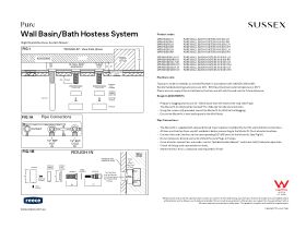 Installation Instructions - Sussex Pure Wall Basin/Bath Hostess System