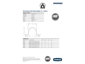 Specification Sheet - Silverback Gal Saddle Clips