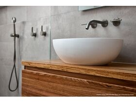 Sussex Oria Wall Basin Set Brushed Gunmetal