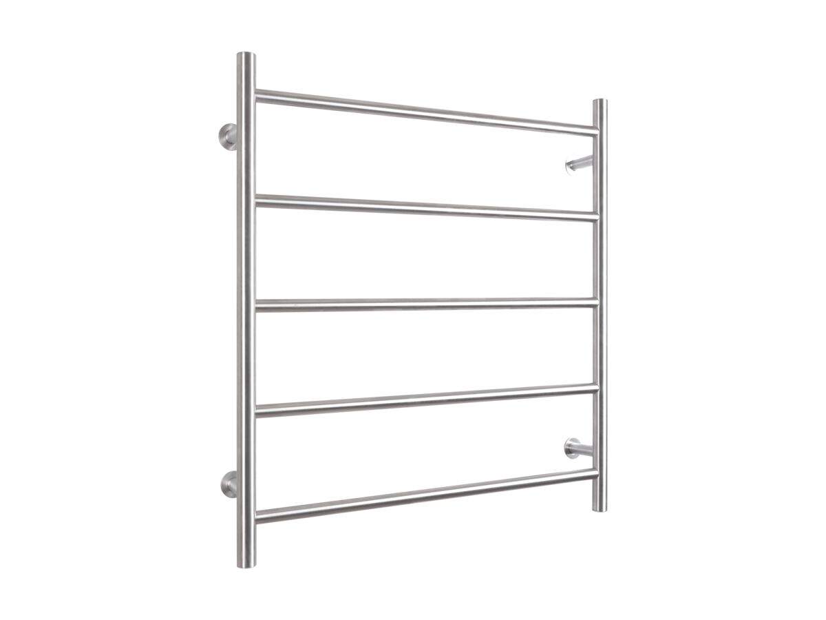 Mizu Drift MK2 750 x 800mm Heated Towel Rail Low Voltage 24V Brushed Stainless Steel