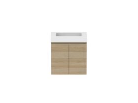 Hero - Posh Domaine 600mm Wall Hung Vanity Unit Conventional 90mm Top