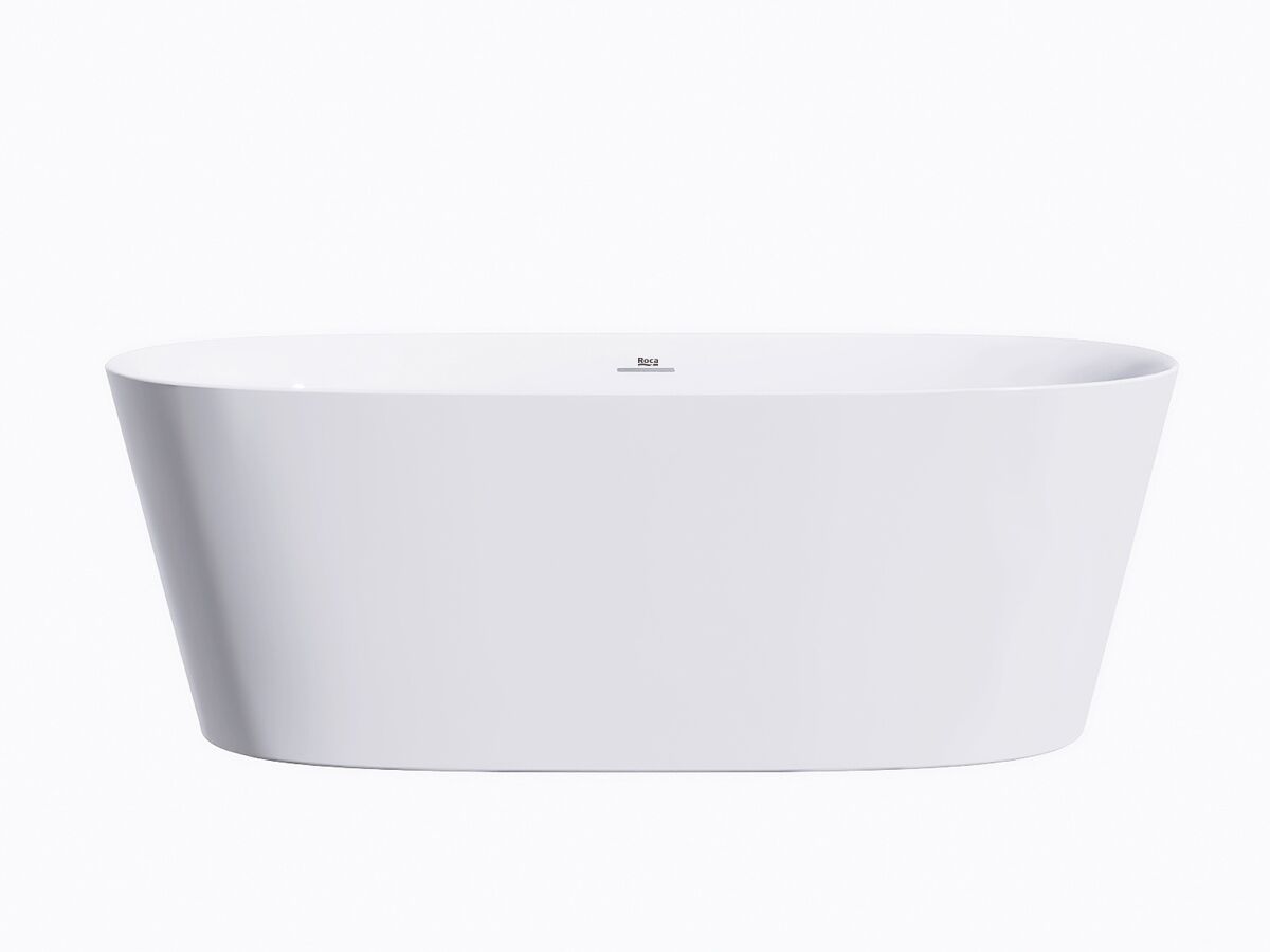 Supporting Image - Roca Inspira Freestanding Bath 1600mm x 800mm Overflow White