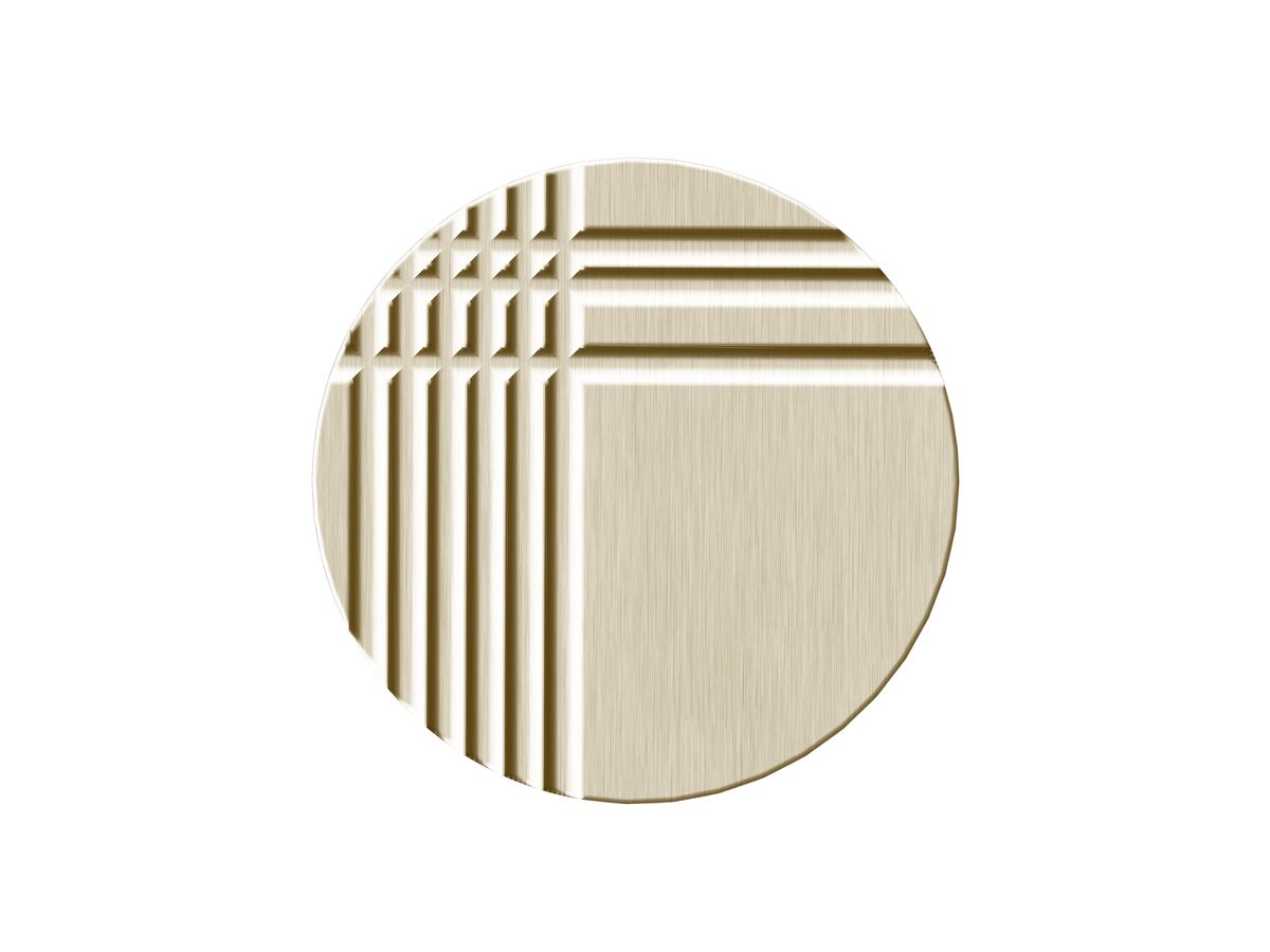 Hero - Sussex Pure Elemental Handle Insert Strati PVD Brushed Platinum Gold