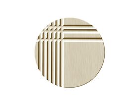 Hero - Sussex Pure Elemental Handle Insert Strati PVD Brushed Platinum Gold