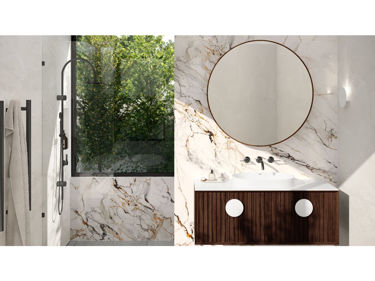 Sussex Oria Bathroom Setting PVD Brushed Gunmetal