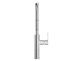 Supporting Image 2 - Mizu Soothe MK2 Gooseneck Pull Out Sink Mixer Curved Chrome (5 Star) Lead Free - Front