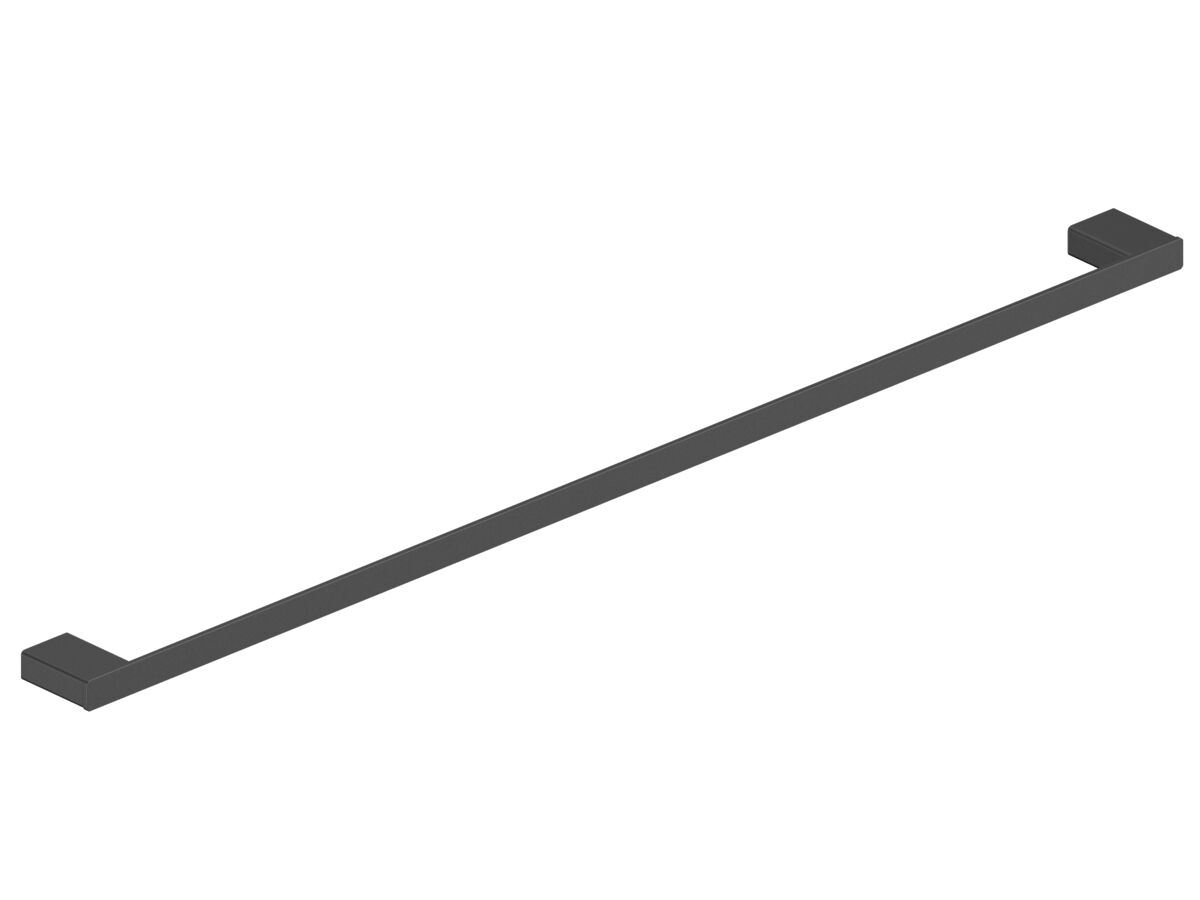 Hero - Mizu Bloc Single Towel Rail 900mm Matte Black