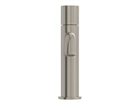 Supporting Image 2 - Mizu Drift Dial Basin Mixer Curved Spout Brushed Nickel (6 Star) Lead Free