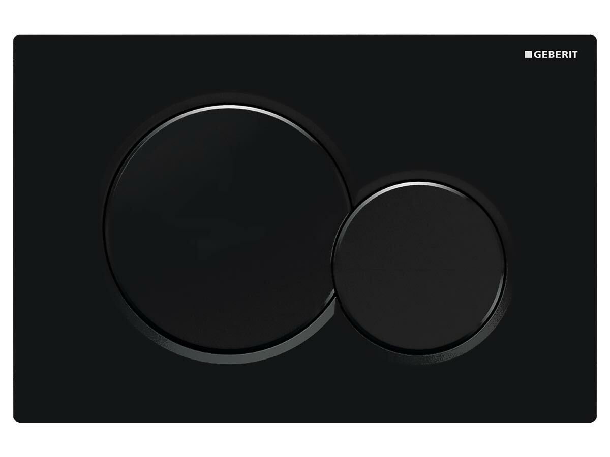 Geberit Sigma 01 Dual Flush Access Plate ABS Black
