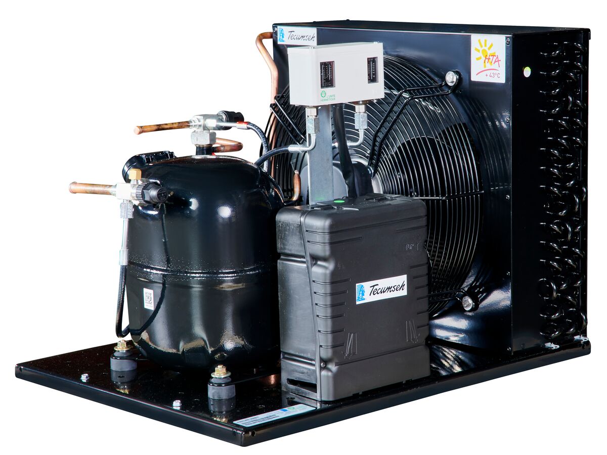 Tecumseh AJ2 HTA Condensing Unit 3/4HP R134 MHBP CAJT4492YHR-FZ-3 with Pressure Control