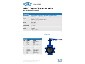 Technical Guide - Dura Industrial Lugged Butterfly Valve with Lever