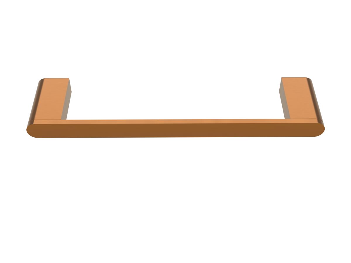 Supporting Image - Mizu Soothe Single Towel Rail 300mm Brushed Bronze - Front