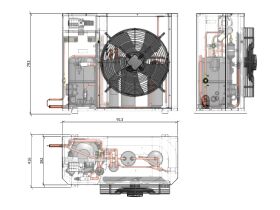 Tecumseh Compac Condensing Unit R404A PAC2516Z 3 Phase