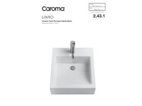 Technical Guide - Caroma Liano Semi Recessed Basin