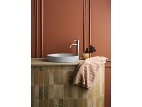 In Situ - Robert Gordon Potters 370mm Semi Inset Basin Dove Speckle