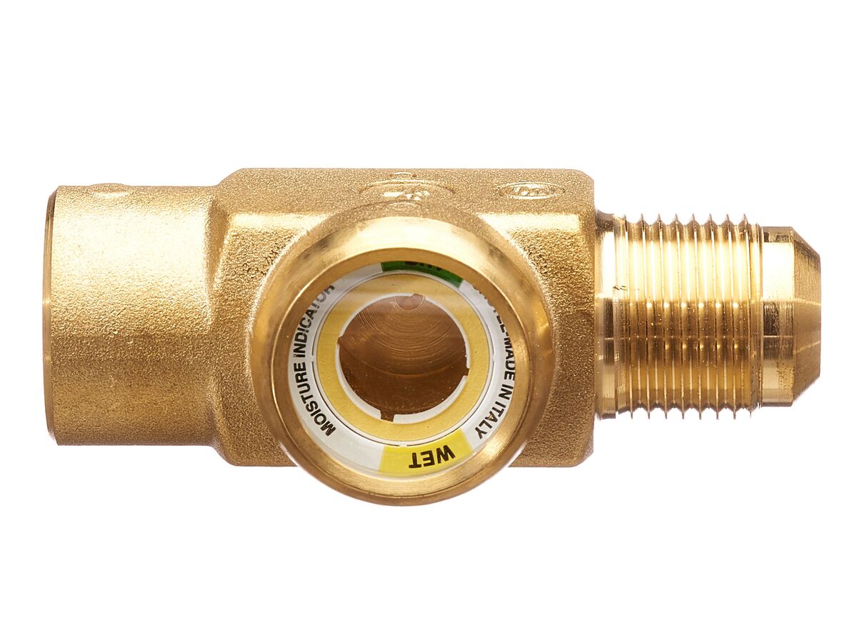Castel Liquid/Moist Indicator 5/8" Flare Male & Female 3950-55