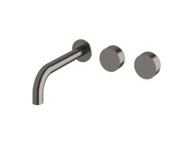 Sussex Pure Wall Bath/Basin Hostess System 200mm Right Hand PVD Brushed Gunmetal (3 Star)