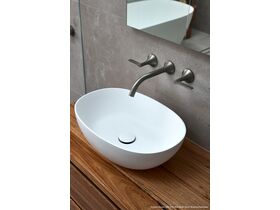 Sussex Oria Wall Basin Set Brushed Gunmetal