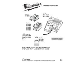 User Manual - Milwaukee M12 and M18 Dual Fast Car Charger